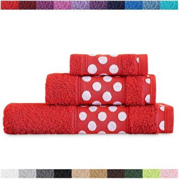 Juego de Toallas de Baño Lunares 3 Piezas