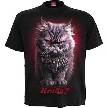 Spiral Anger Management Short Sleeve T-Shirt - Black - S to 4XL