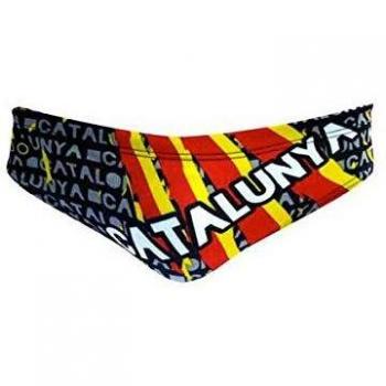 Bañador Slip Turbo Catalunya de Secado Rápido y Alta Comodidad