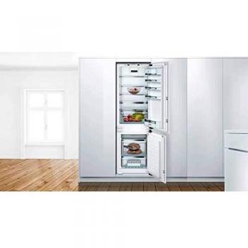 Bosch KIN86AFF0 Serie 6 - Frigorífico empotrable con congelador, 177,5 cm de altura de nicho / 277 kWh/año / 187 L / 67 L congelador/VitaFresh plus/NoFrost