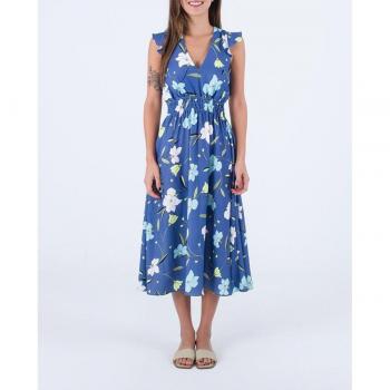 Hurley Vestido Poppy Maxi Azul