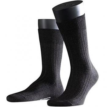 Falke Bristol Pure Men's Gray Merino Wool Socks Size 43-44