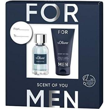 S.Oliver - Scent Of You Set de Regalo Masculino - Eau de Toilette 30ml y Gel de Ducha 75ml - Aromático, Vivo y Masculino