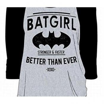 Batman Batgirl - Better Than Ever Manga larga Mujer gris/negro M