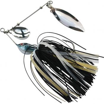 Quantum Specialist Spinnerbait - Negro metálico - 10 cm/10 G