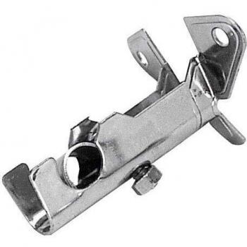 Soporte Barra 12 mm.Ø Cromo Frontal