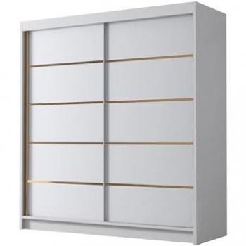 Armario Corredero Atlanta 193 Blanco 215x180x58cm