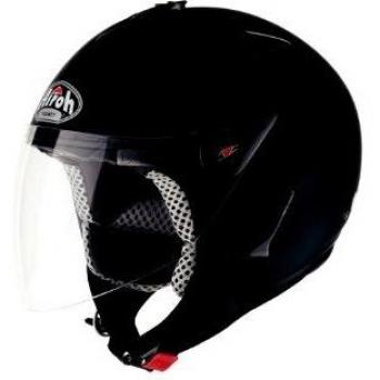 Airoh JT11L Casco, Color Negro, Talla 59-60 cm