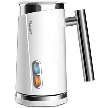 NWOUIIAY Espumador de Leche 500W 3 en 1 Batidora de Leche Eléctrico 130ml/300ml Protección contra Sobrecalentamiento Espumar/Calentar Leche para Macchiato Latte Cappuccino y Espresso con Crema
