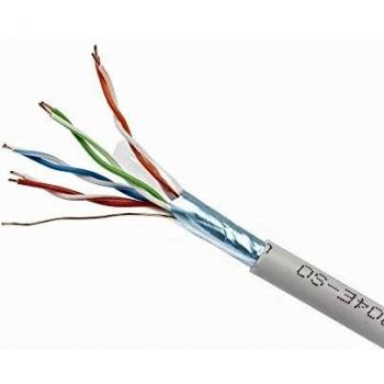 Gembird CAT5e FTP 100m Cable de Red Gris F/UTP (FTP) CCA Sólido Categoría 5e