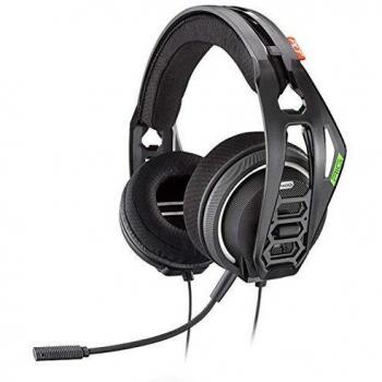 Nacon RIG 400HX Atmos, Auriculares para Juegos, Conector de 3,5 mm, para Xbox One, Xbox Series X y PC, Negro