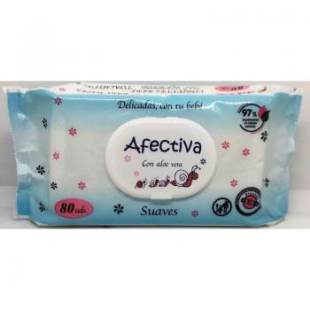 Toallitas Húmedas con Aloe Vera 80 Unidades