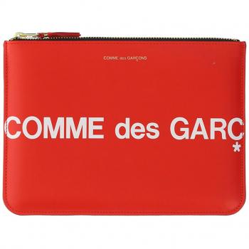 Comme des Garçons SA5100HL Huge Logo Wallet Red OS
