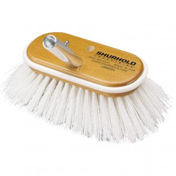 Shurhold 950 6 Inch Deck Brush Extra Stiff White Polypropylene