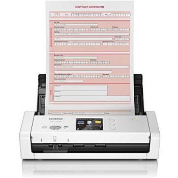 Brother Escáner de documentos compacto e inteligente ADS-1700W | Alimentador de documentos | Escaneo automático | Wi-Fi/Wi-Fi Direct