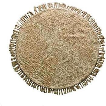 Alfombra redonda Orwen 100% algodón tejido a mano ø 100 cm