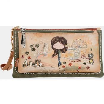 Anekke Peace & Love RFID Wallet Camel