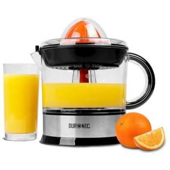Exprimidor de Naranjas Eléctrico Duronic JE407, 40W, Depósito de 700 ml, BPA Free, Apto para Lavavajillas, Doble Sentido de Giro, Cubierta Antipol