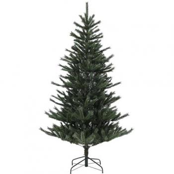 HOMCOM Árbol de Navidad Artificial Verde 210 cm con 793 Ramas y Soporte de Acero para Salón Interior