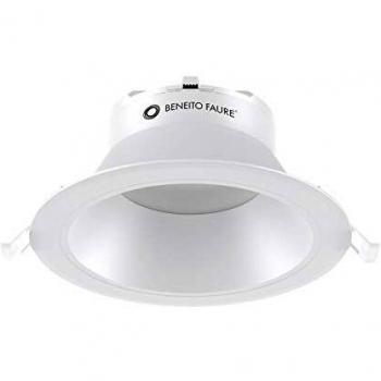 Downlight LED Empotrable Beneito & Faure Thessis 25W, CCT Switch 3000K/4000K/5000K, Acabado Blanco Mate, Iluminación de Interiores