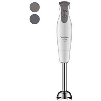 Moulinex Dailychef DD5521 - batidora brazo 2 en 1, 2 velocidades, batidora de mano fácil de usar, picadora 500 ml, vaso medidor 800 ml, piezas aptas para lavavajillas