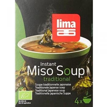 Sopa Miso Orgánica Instantánea Lima 4x10g