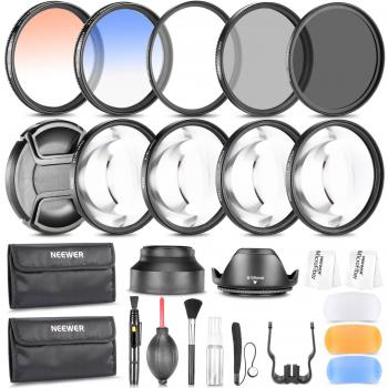 Neewer® 58 mm fotografía Kit de accesorios: Set de filtro