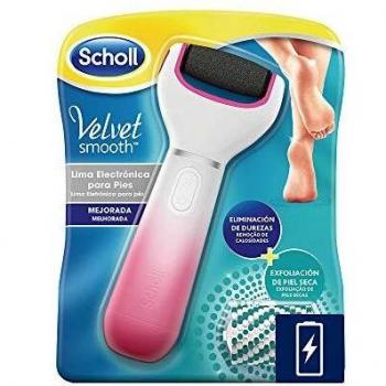 Scholl Velvet Smooth Electronic Foot File with Exfoliating Refill Head