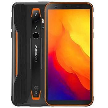 Blackview BV6300 Pro Smartphone 5.7 FHD+ Display, 6GB RAM, 128GB Storage, Android 10, Dual SIM, NFC, USB Type-C, 4380mAh Battery Orange/Black