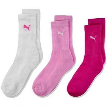 Puma Sport Junior 3P Calcetines, Unisex niños, Pink Lady, 027