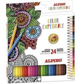 Alpino Color Experience 24 Lápices de Colores | Lápices para Colorear y Dibujar Profesionales | Lápices de Colores para Mandalas y Lettering