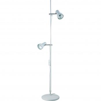 Lámpara de pie EIFEL blanca con 2 luces