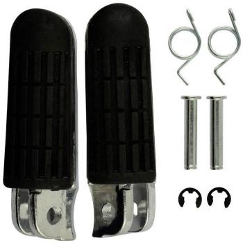 AHL Motocicleta Delantero Estribera Reposapiés Conjunto para VTR1000 97-03 VFR800 98-02 XL1000V CBR1100XX 97 98 CB1100 X-11 CB250F CBR600 F2 CBR600 F3 NT400 NT650