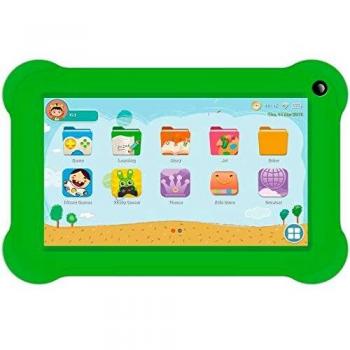 Tablet Infantil INNJOO K701 Blanca con Marco Protector Verde - QC - 1GB RAM - 16GB - 7'/17.78CM - Android 8.1 GO - CAM 0.3/2MPX