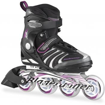 Rollerblade Formula 82 W Patines, Unisex Adulto, Negro/Purpura, 36.5