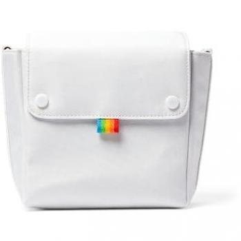 Polaroid Now White Camera Bag with Spectrum Design