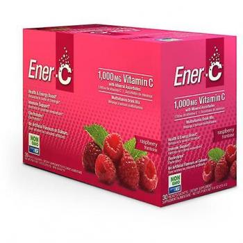 Ener-C Raspberry Effervescent Vitamin C Drink - 1,000 mg, 30 Sachets