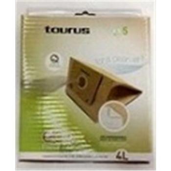 SpareHome 10 Bolsas 2 microfiltros para Aspirador Taurus : Panamera Silence 2.0,