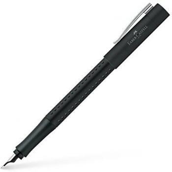 Pluma estilográfica Faber-Castell Grip 2011 EF Negro Mate
