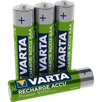 Varta 5703301404 - Paquete de 4 pilas recargables NiMh, AAA