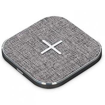 KSIX BXCQI18 Cargador Inalámbrico de Carga Rápida 15W Color Gris