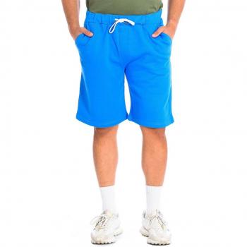 Pantalón Corto Deportivo para Hombre La Martina TMB003-FP221 - Azul, Algodón, Talla Grande
