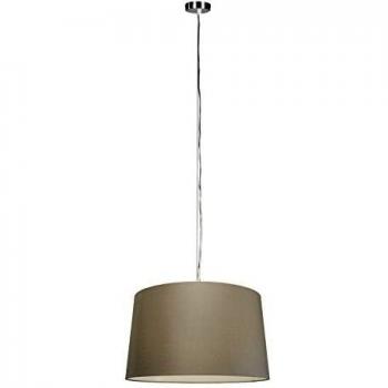 Lámpara colgante moderna de acero con pantalla taupe de 45 cm - CAPPO 1
