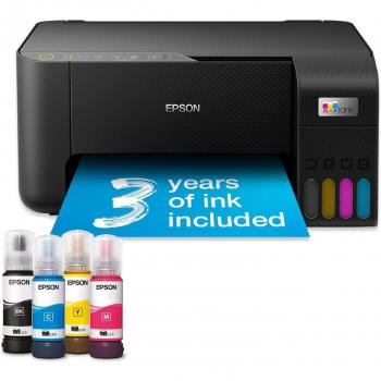 Impresora Multifuncional Epson EcoTank ET-2862 Wi-Fi a Color con Depósito de Tinta y hasta 3 Años de Tinta Incluida, A4