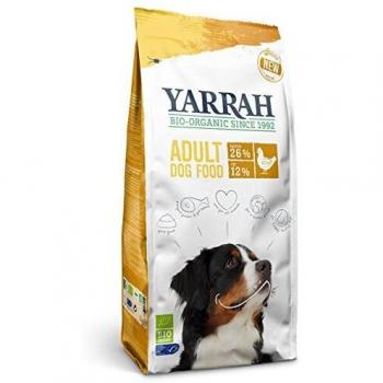 YARRAH Comida Seca orgánica para Perros – Sabrosa con pollo – Apto para Todo Tipo de Perros Adultos – 10 kg