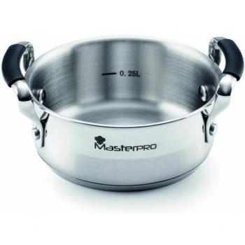 Cacerola Masterpro 12cm Acero Inoxidable Inducción