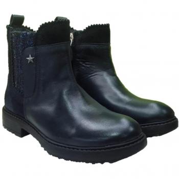 Gioseppo 41537 - botin infantil niña chica adolescente azul marino cremallera