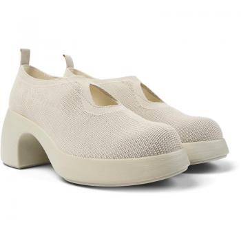 Zapato de Tacón Camper Thelma - Color Gris - Talla 36 - Tela de Algodón - Moda Sostenible