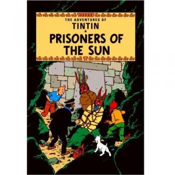 Álbum Ilustrado de Aventura Infantil Los Prisioneros del Sol - Edición en Tapa Dura de Tintín