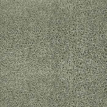 Alfombra Déco alfombra de entrada media luna PVC negro/Topo 45 x 75 cm